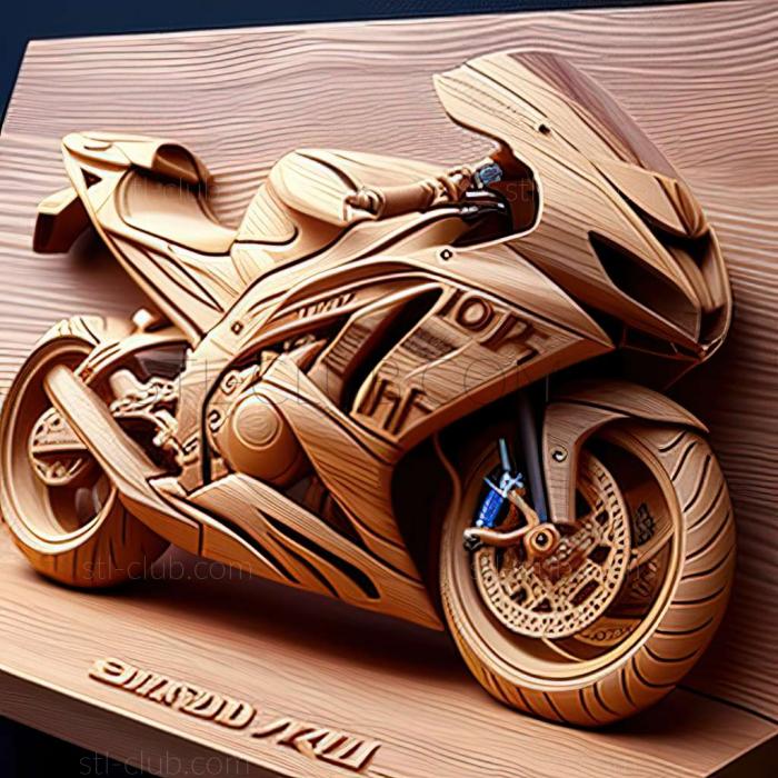 3D мадэль Suzuki GSX R750 (STL)